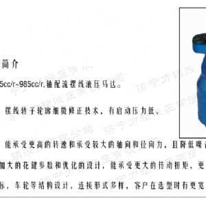 BMH系列并列油口拼搏在线平台(中国)官网马达